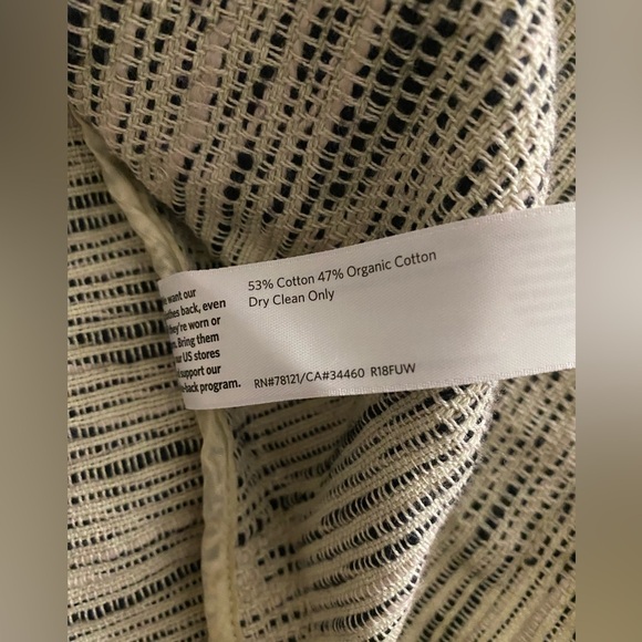 -EILEEN FISHER handwoven Organic Cotton Blazer size L - Picture 6 of 7